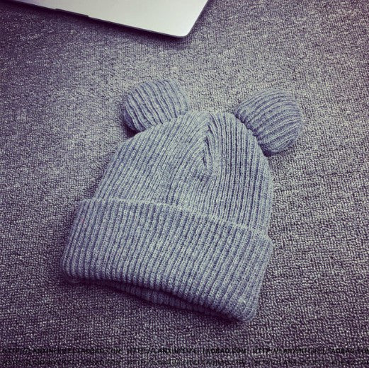 Cat's Ears Women's Hat Knitted Caps